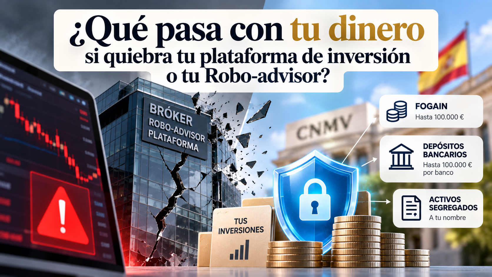 ¿Qué pasa si quiebra mi plataforma de inversión o Roboadvisor?