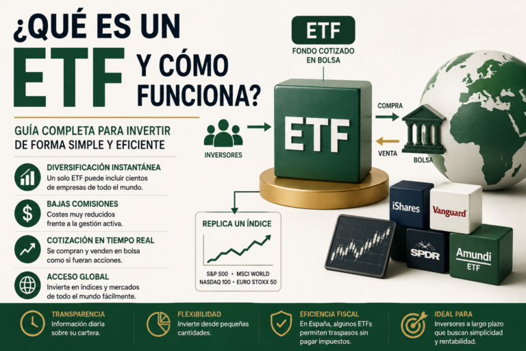 Explicación de qué es y cómo funciona un ETF