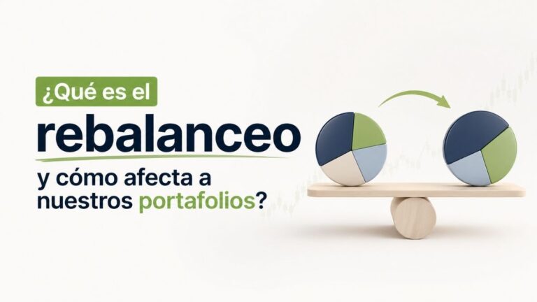 Explicación visual del rebalanceo de cartera mediante gráficos circulares de asignación de activos - DineroClaro