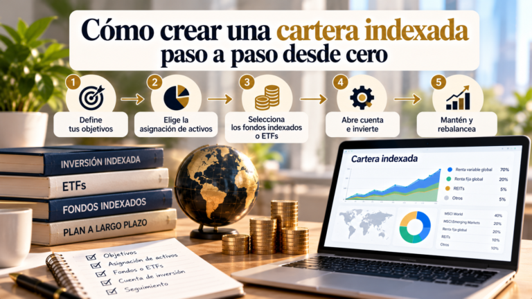 Cómo crear una cartera indexada paso a paso
