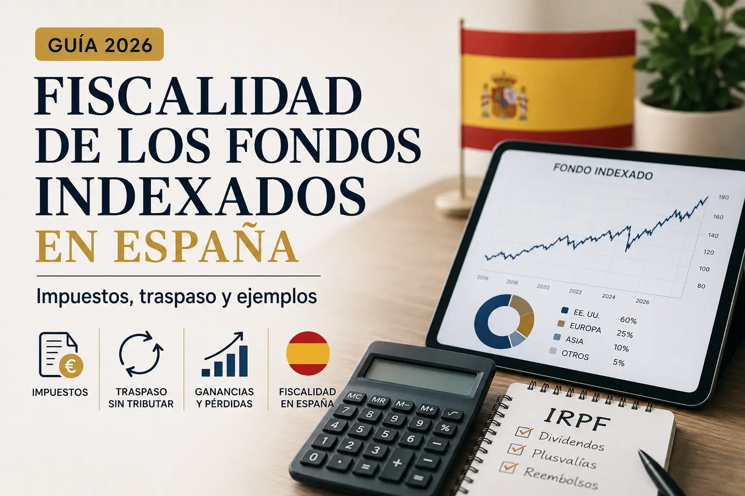 Fiscalidad de los fondos indexados en España
