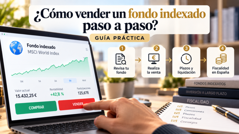 Cómo vender un fondo indexado paso a paso