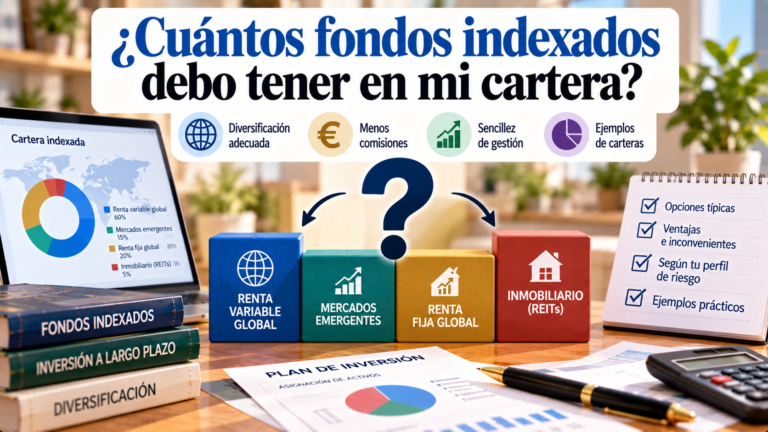 ¿Cuántos fondos indexados debo tener en mi cartera?