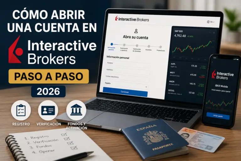 Cómo abrir una cuenta en Interactive Brokers paso a paso en 2026