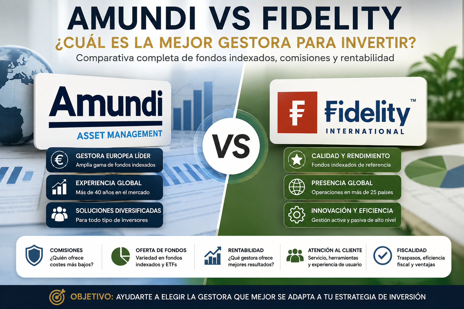 Comparativa Amundi vs Fidelity