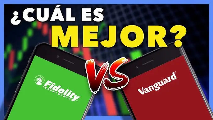 Gráfico conceptual para elegir fondos indexados entre las gestoras Vanguard o Fidelity en España en 2026 - DineroClaro