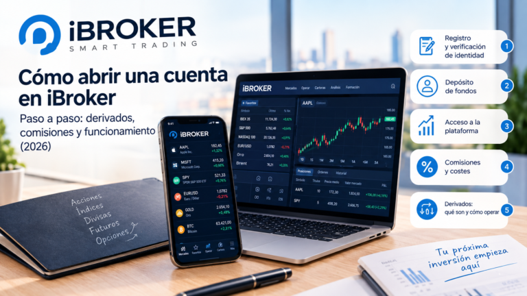 Cómo abrir una cuenta en el bróker especializado iBroker paso a paso desde el ordenador o móvil