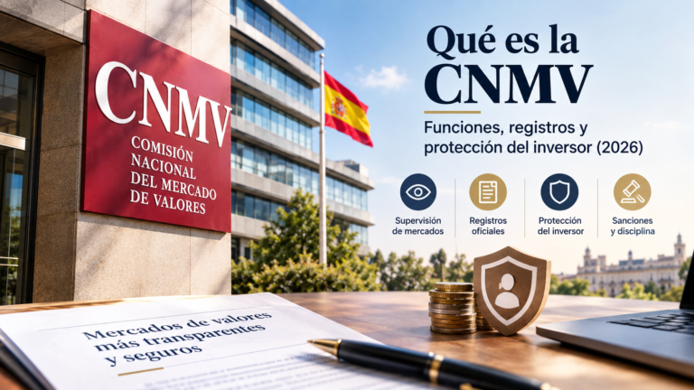 CNMV Comisión Nacional del Mercado de Valores y protección del inversor en España