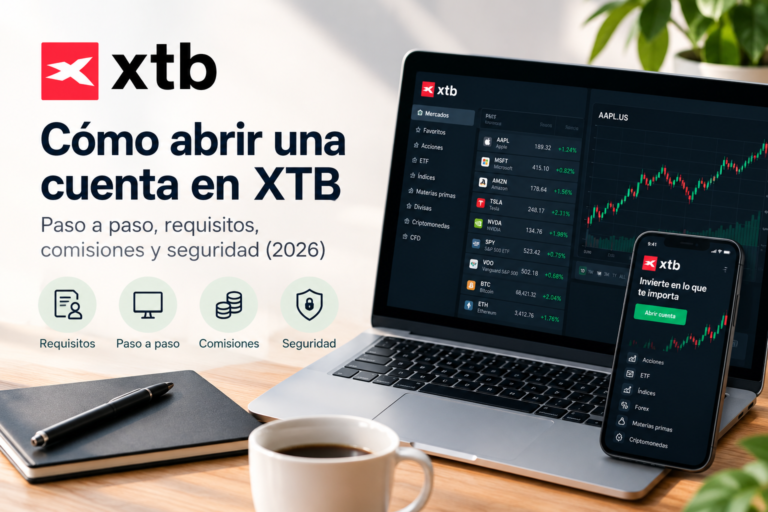 Cómo abrir una cuenta en el bróker XTB paso a paso desde el ordenador o dispositivo móvil