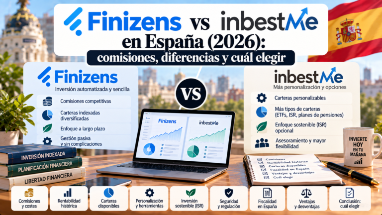 Comparativa Finizens vs inbestMe: comisiones y carteras indexadas en España
