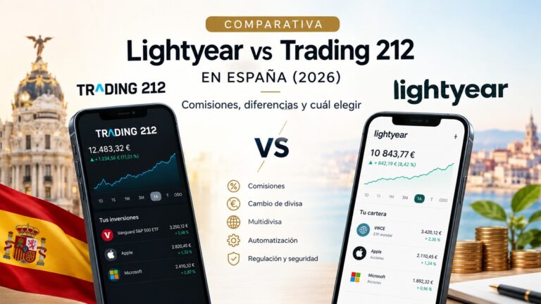 Comparativa entre Lightyear vs Trading 212 para inversores en España en 2026