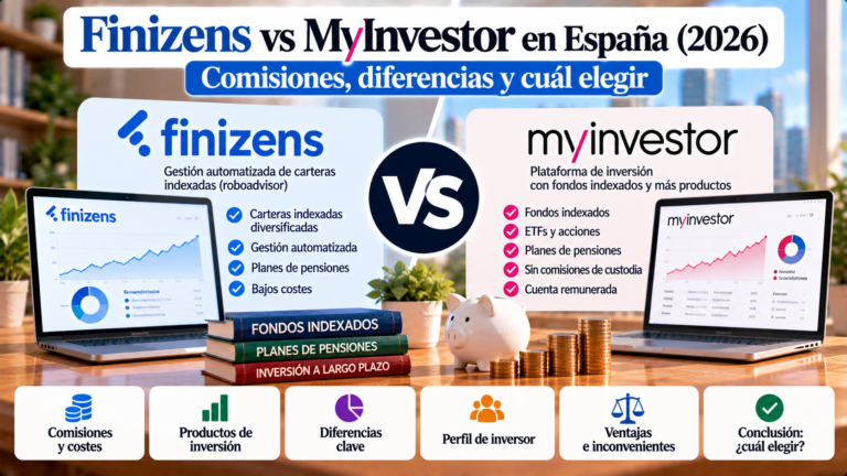 Comparativa de Finizens vs MyInvestor: roboadvisor y fondos indexados en España