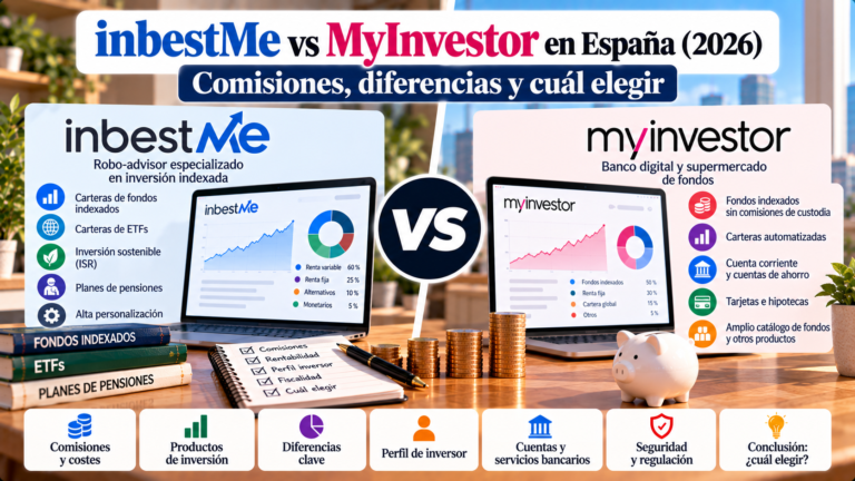 Comparativa de inbestMe vs MyInvestor: roboadvisor y fondos indexados en España