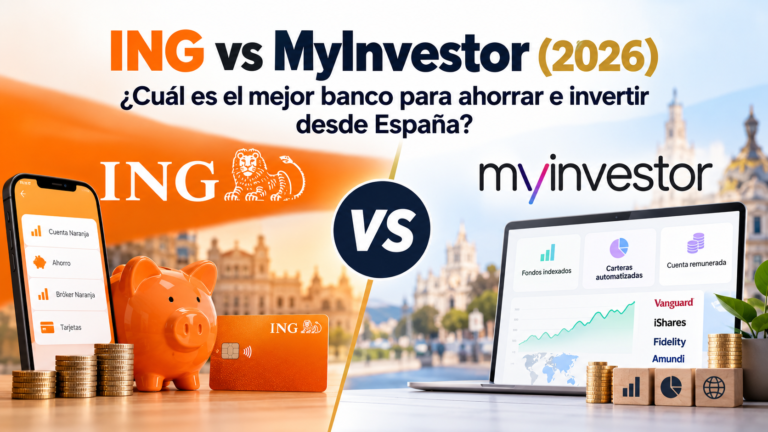 Comparativa entre la banca digital ING vs MyInvestor en España
