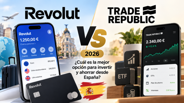 Comparativa entre Revolut vs Trade Republic para invertir y ahorrar desde España